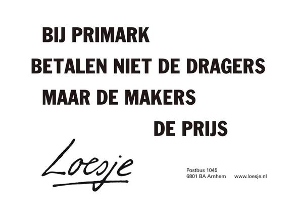 Loesje over Primark