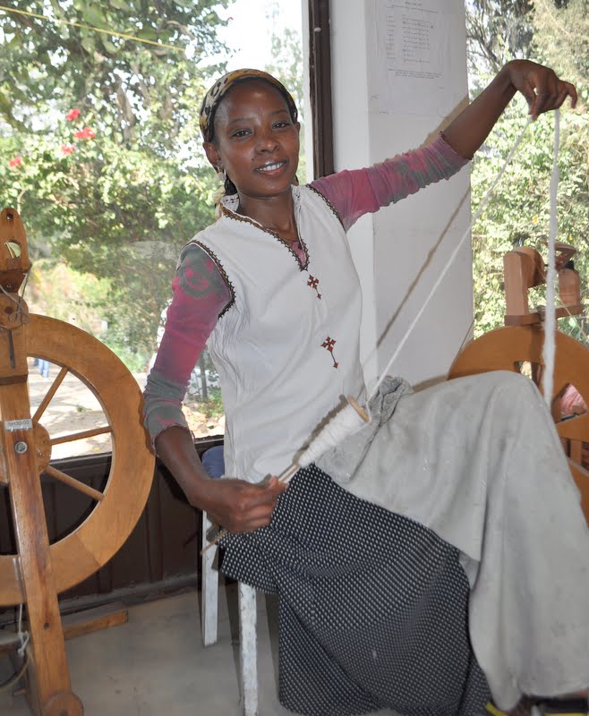Katoenen sjaal uit Ethiopie