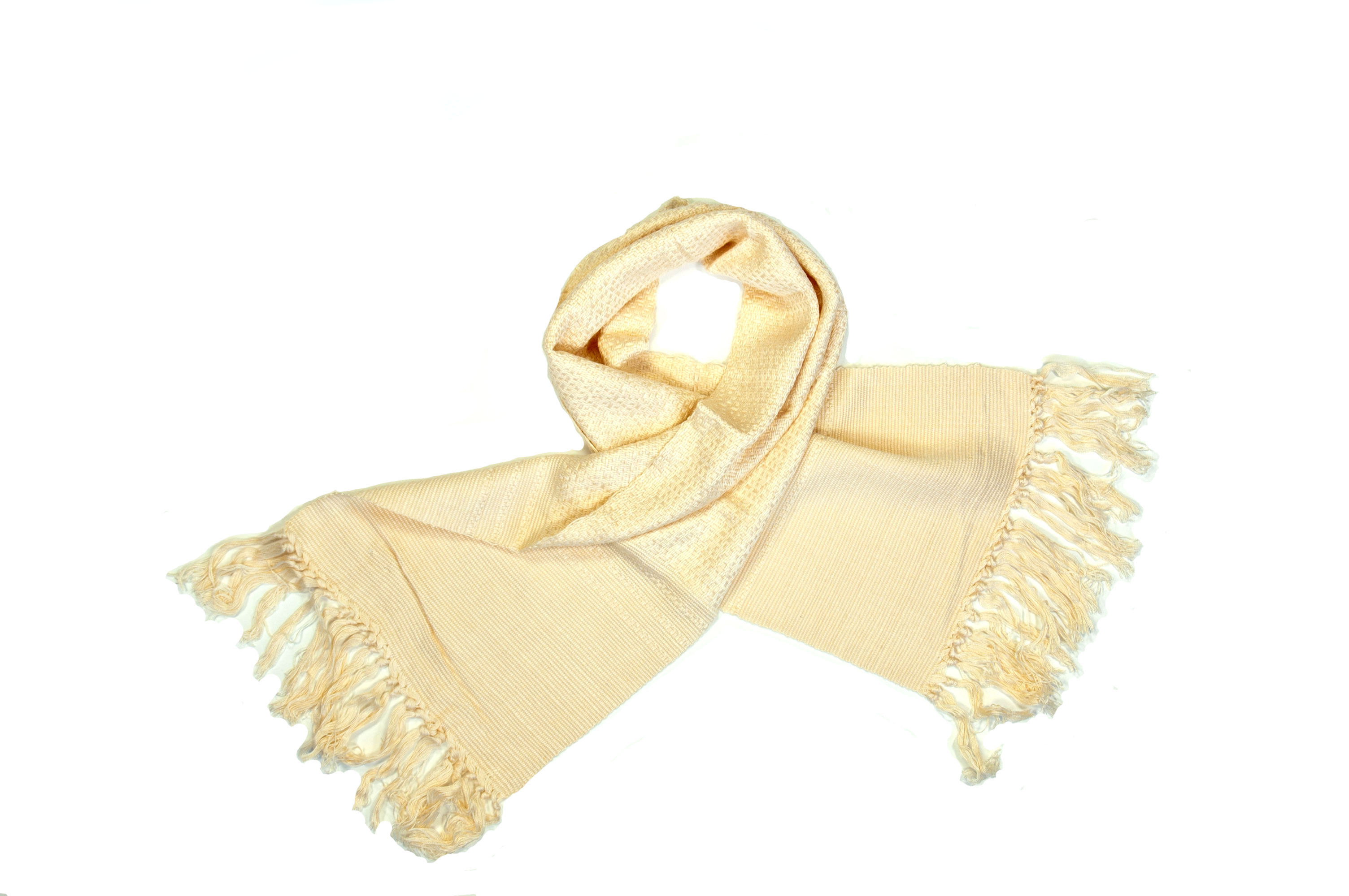 Cotton scarf creamy karen Counting Flowers