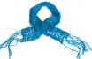 Mohair sjaal van Snug in blauw