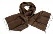 Silk fair trade scarf in chocolate