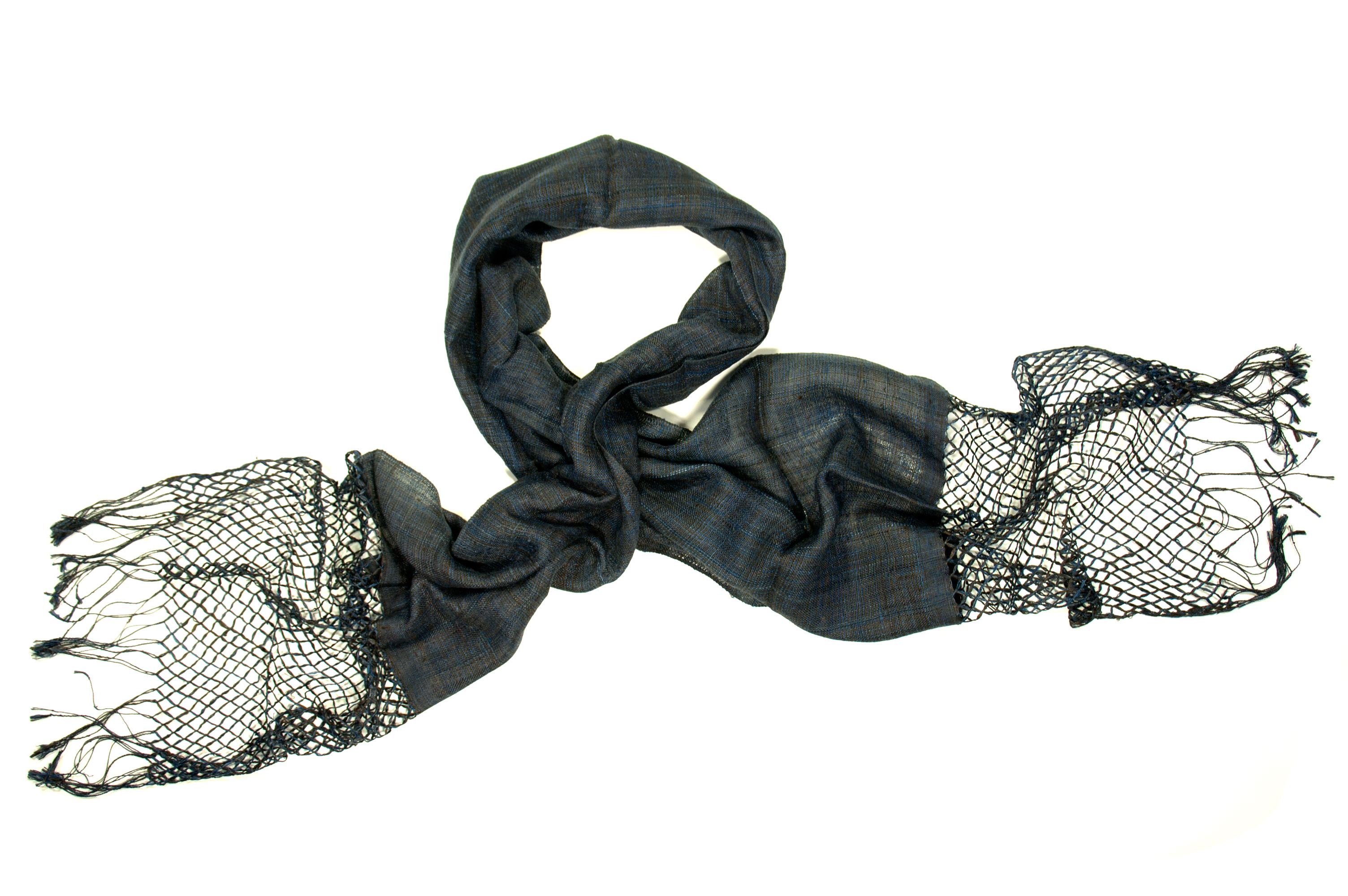 OVERSIZED SILK SCARF MIDNIGHT PEARL main image 1