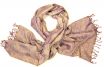 Fairtrade sjaal in pink-beige