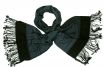 Cotton scarf black diamond