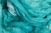 Silk wrinkle scarf turquoise