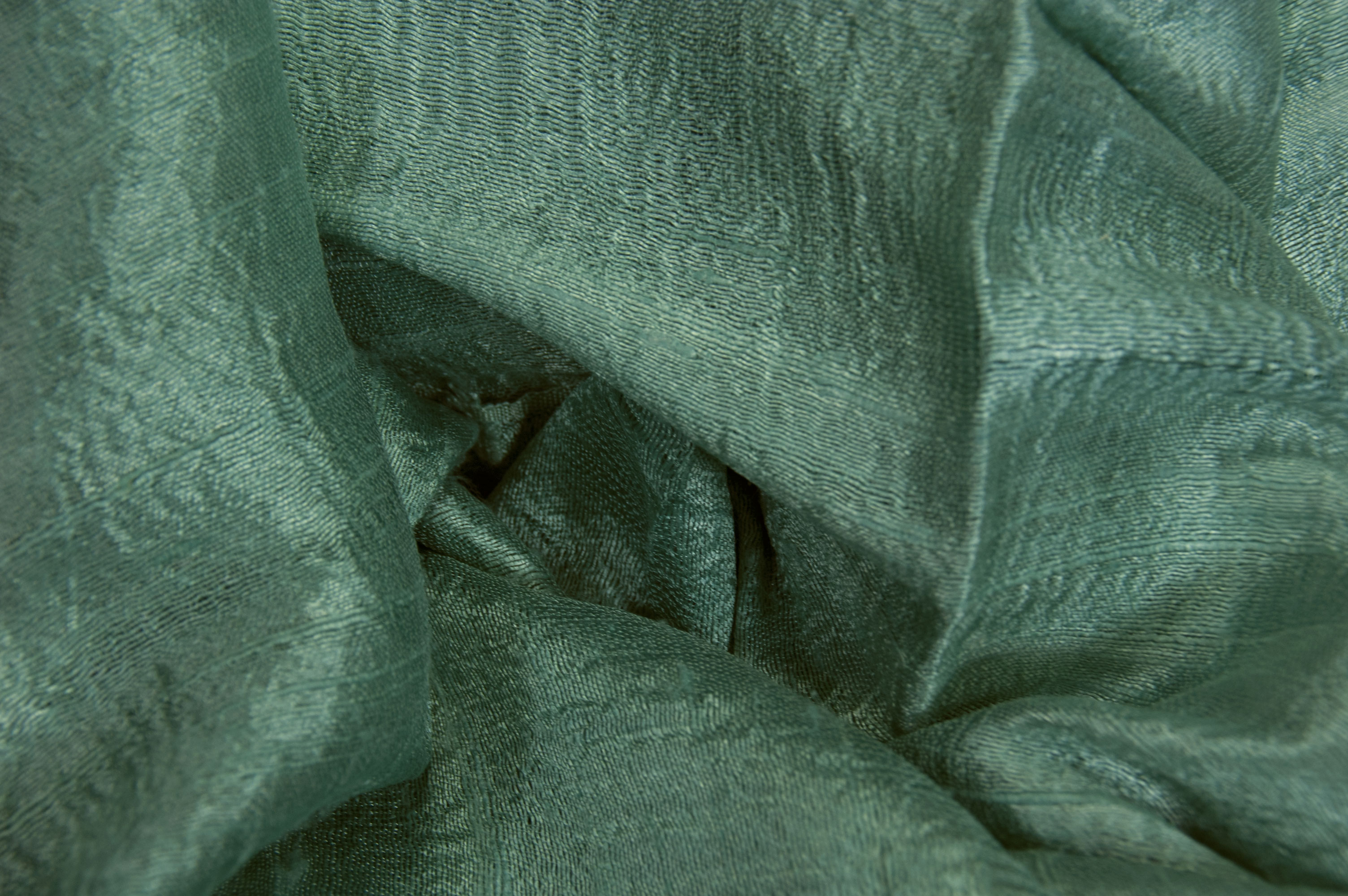 Silk scarf Vinita emerald 