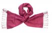 Organic silk scarf raspberry