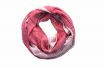 Red cotton circle scarf