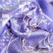 Silk scarf ikat lilac