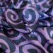 Silk scarf purple circle