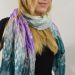 Silk scarf tie-dye narak