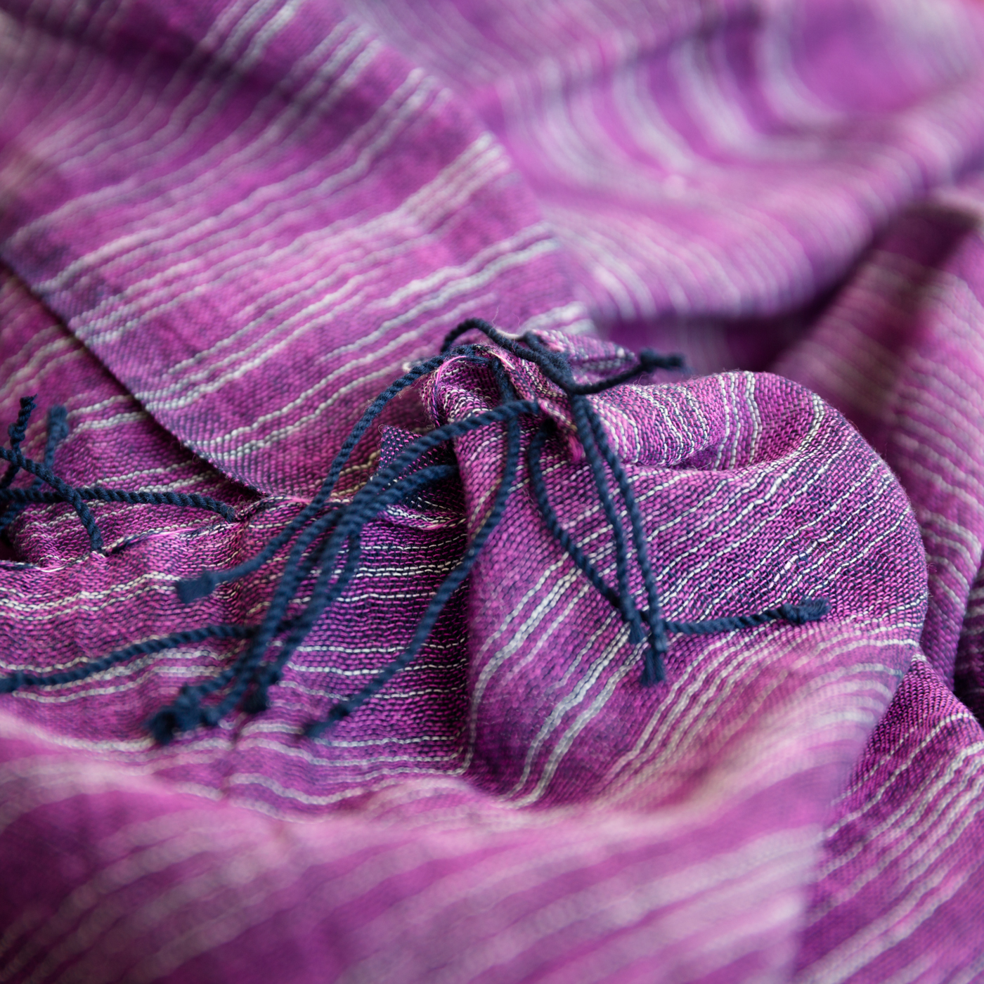 Katoenen sjaal Yeshi violet