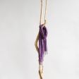 Cotton shawl Yeshi violet
