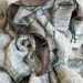Silk shawl Stella grey
