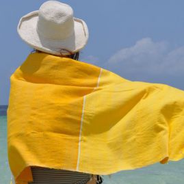 Beach towel Abay yellows