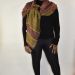 Woolen scarf Fasil copper/mustard