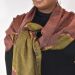 Woolen scarf Fasil copper/mustard