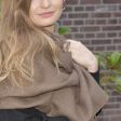 brown ecological Cashllama scarf