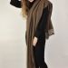 brown ecological Cashllama scarf