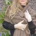 brown ecological Cashllama scarf