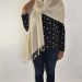 Cashmere scarf in beige