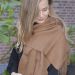 Cashmere scarf in brown