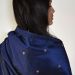 Roal blue silk scarf