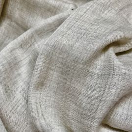 Zandkleurige sjaal van cashmere/katoen uit Nepal