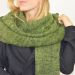 Green yak woolen scarf form Nepal