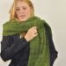 Green yak woolen scarf form Nepal