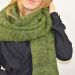 Green yak woolen scarf form Nepal